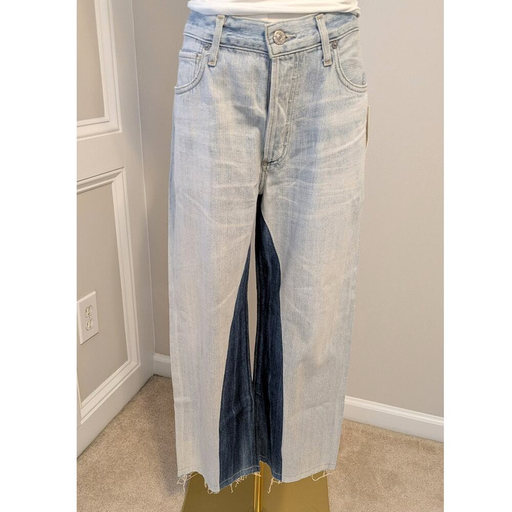 Citizens of Humanity "Cora" Crop Relaxed Shadow Inseam Jeans